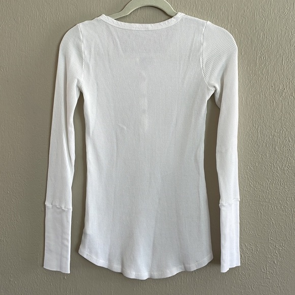 Splendid Women’s Snap Front Waffle Henley - Picture 2 of 7